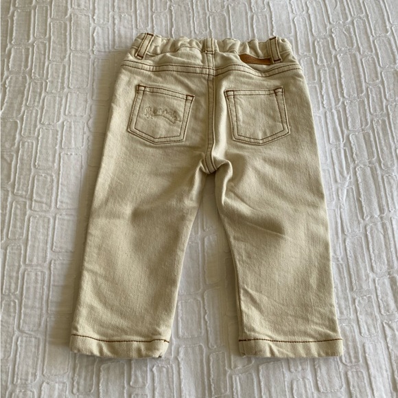 Bonpoint contrast-stitching denim trousers - Picture 4 of 5